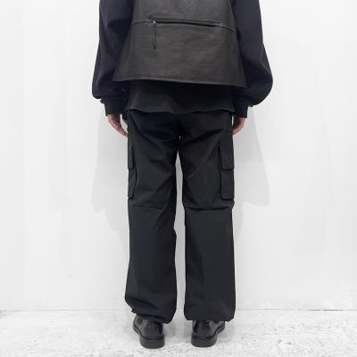 MATSUFUJI [ Water Repellent Wide Cargo Trousers ] BLACK
