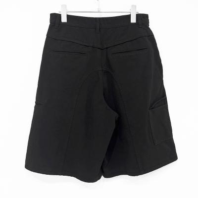 MATSUFUJI [ Uneven Twill Short Trousers ] BLACK