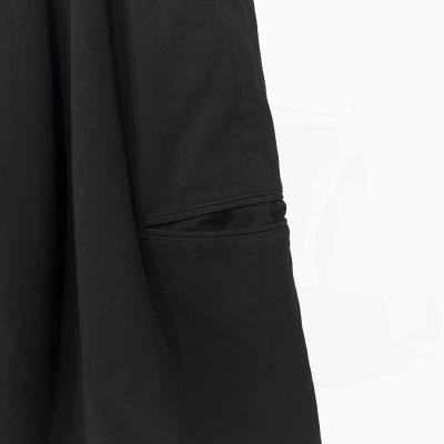 MATSUFUJI [ Uneven Twill Short Trousers ] BLACK
