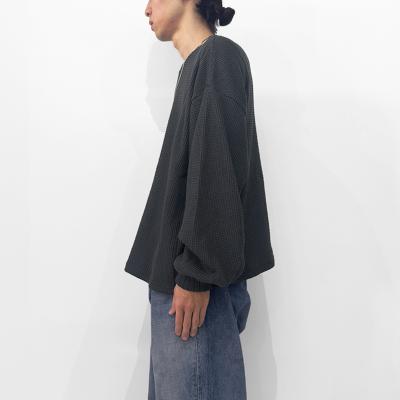 refomed [ AZEAMI THERMAL TEE ] CHARCOAL