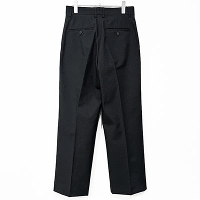 MATSUFUJI [ Work Straight Trousers ] BLACK