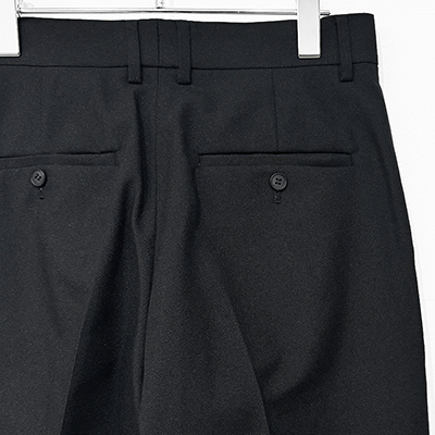 MATSUFUJI [ Work Straight Trousers ] BLACK