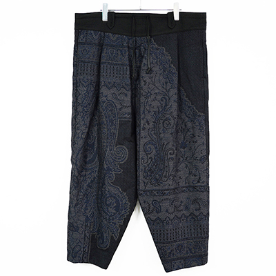 YANTOR [ Tibetan Paisley Himo Pants ] BLUE