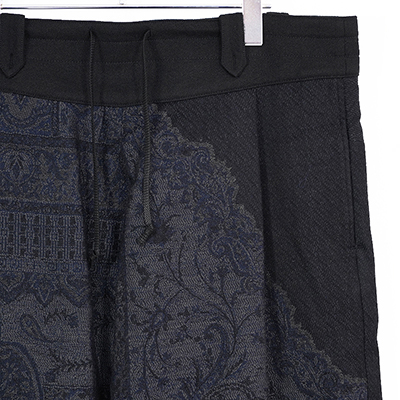 YANTOR [ Tibetan Paisley Himo Pants ] BLUE