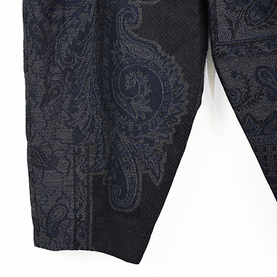 YANTOR [ Tibetan Paisley Himo Pants ] BLUE