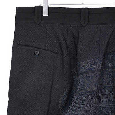 YANTOR [ Tibetan Paisley Himo Pants ] BLUE