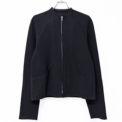 MATSUFUJI [ Ripple Stripe Jacket ] NAVY