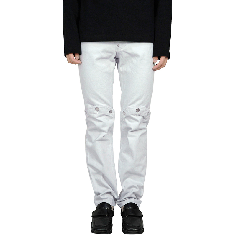 JOHN LAWRENCE SULLIVAN KNEE BUTTON JEANS