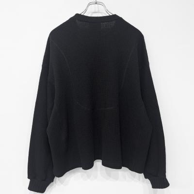 refomed [ AZEAMI THERMAL TEE ] BLACK