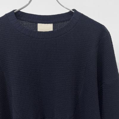 refomed [ AZEAMI THERMAL TEE ] NAVY
