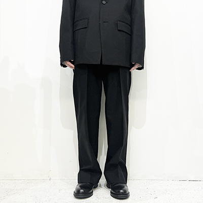 MATSUFUJI [ Work Straight Trousers ] BLACK