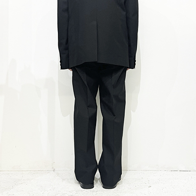 MATSUFUJI [ Work Straight Trousers ] BLACK