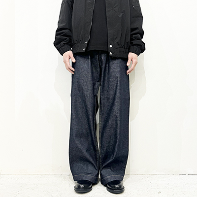 MATSUFUJI [ Wide Denim Trousers ] INDIGO