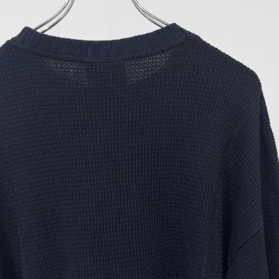 refomed [ AZEAMI THERMAL TEE ] NAVY