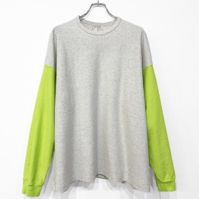 refomed [ REVERSIBLE L/S TEE ] OUTMEAL×LIME