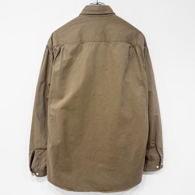 refomed [ “SHOULDER GATHER” ORDINARY SHIRT ] CAMEL