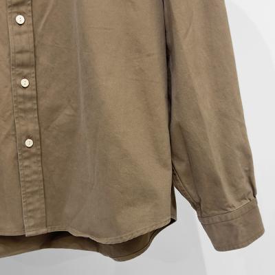 refomed [ “SHOULDER GATHER” ORDINARY SHIRT ] CAMEL