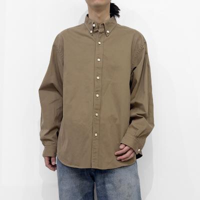 refomed [ “SHOULDER GATHER” ORDINARY SHIRT ] CAMEL