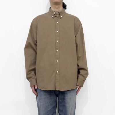 refomed [ “SHOULDER GATHER” ORDINARY SHIRT ] CAMEL
