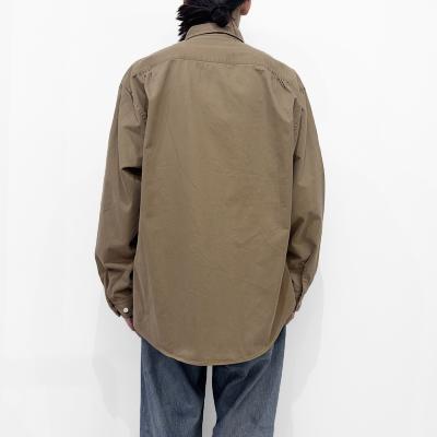 refomed [ “SHOULDER GATHER” ORDINARY SHIRT ] CAMEL