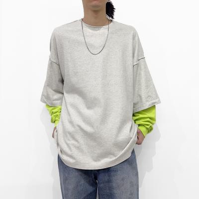 refomed [ REVERSIBLE L/S TEE ] OUTMEAL×LIME