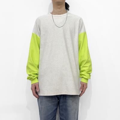 refomed [ REVERSIBLE L/S TEE ] OUTMEAL×LIME