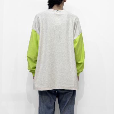 refomed [ REVERSIBLE L/S TEE ] OUTMEAL×LIME