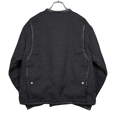 MATSUFUJI [ Quilted Jacquard Jacket ] BLACK