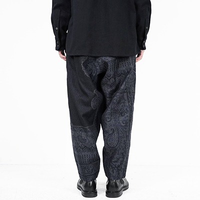 YANTOR [ Tibetan Paisley Himo Pants ] BLUE