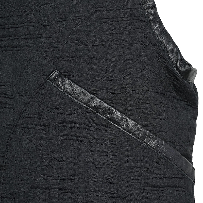 MATSUFUJI [ Quilted Jacquard Vest ] BLACK