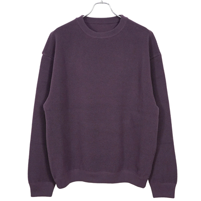 crepuscule [ Moss stitch L/S sweat ]