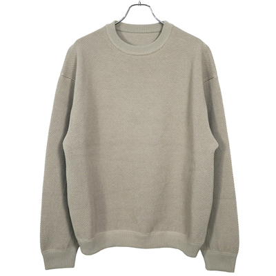 crepuscule [ Moss stitch L/S sweat ]