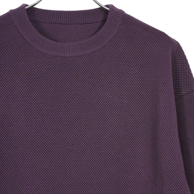 crepuscule [ Moss stitch L/S sweat ]