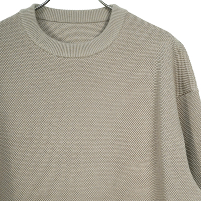 crepuscule [ Moss stitch L/S sweat ]