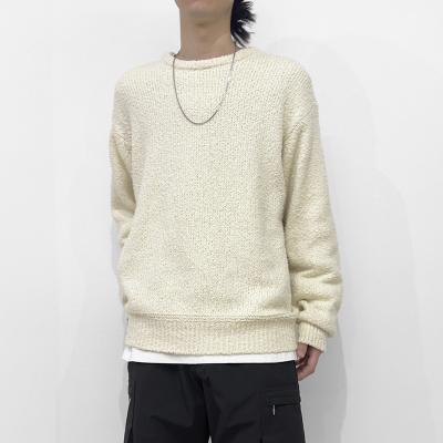 URU [ CREW NECK KNIT ] WHITE