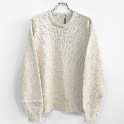 URU [ CREW NECK KNIT ] WHITE