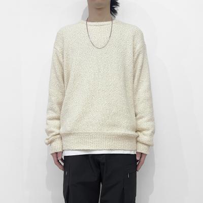 URU [ CREW NECK KNIT ] WHITE