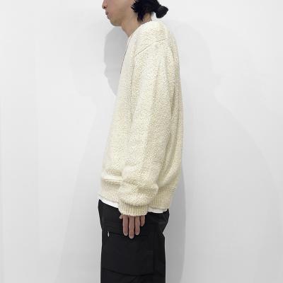 URU [ CREW NECK KNIT ] WHITE