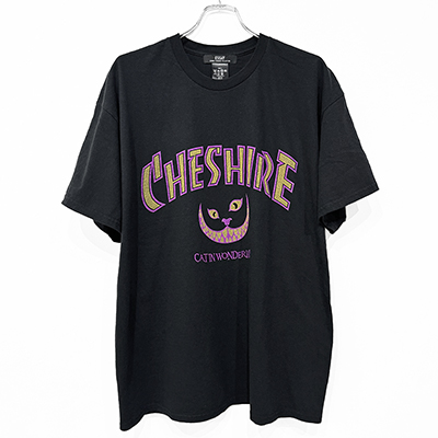 ESSAY [ LAYERED OVERSIZE LONG T-SHIRT (TS-2) ] CHESHIRE CAT