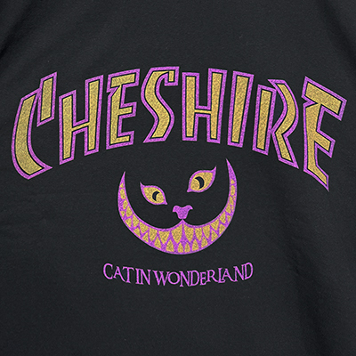 ESSAY [ LAYERED OVERSIZE LONG T-SHIRT (TS-2) ] CHESHIRE CAT