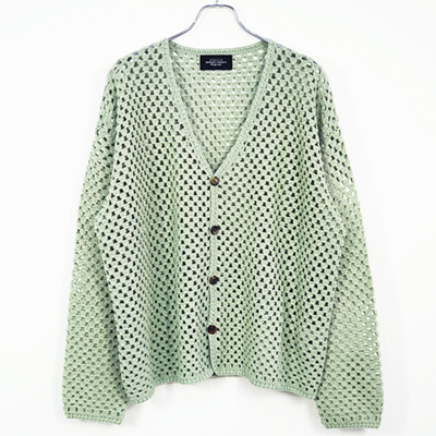 UNUSED [ US2330 (Crochet cardigan) ] GREEN