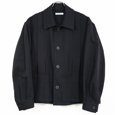 MATSUFUJI [ Cotton Voile Water-Repellent Jacket ] BLACK