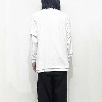 ESSAY [ LAYERED OVERSIZE LONG T-SHIRT (TS-2) ] FANATIC