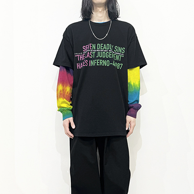 ESSAY [ LAYERED OVERSIZE LONG T-SHIRT (TS-2) ] SEVEN