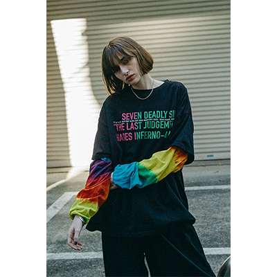 ESSAY [ LAYERED OVERSIZE LONG T-SHIRT (TS-2) ] SEVEN