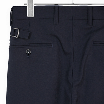 URU [ 2 TUCK PANTS ] D.NAVY