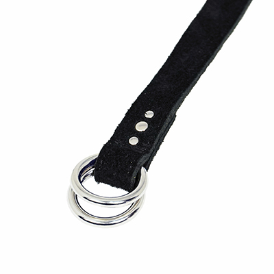 SUGARHILL [ SUEDE RIVETED BELT ] BLACK