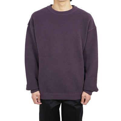 crepuscule [ Moss stitch L/S sweat ]