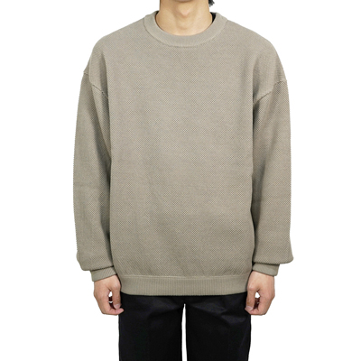 crepuscule [ Moss stitch L/S sweat ]