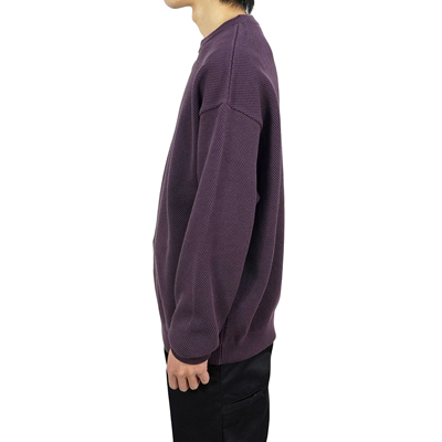 crepuscule [ Moss stitch L/S sweat ]